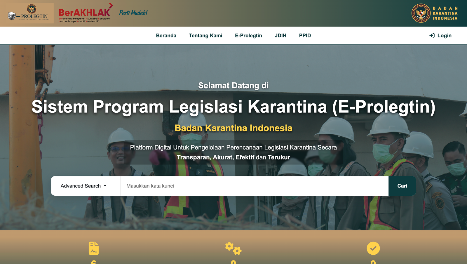 Sistem Program Legislasi Karantina (E-Prolegtin) - Project Laravel Nasrul